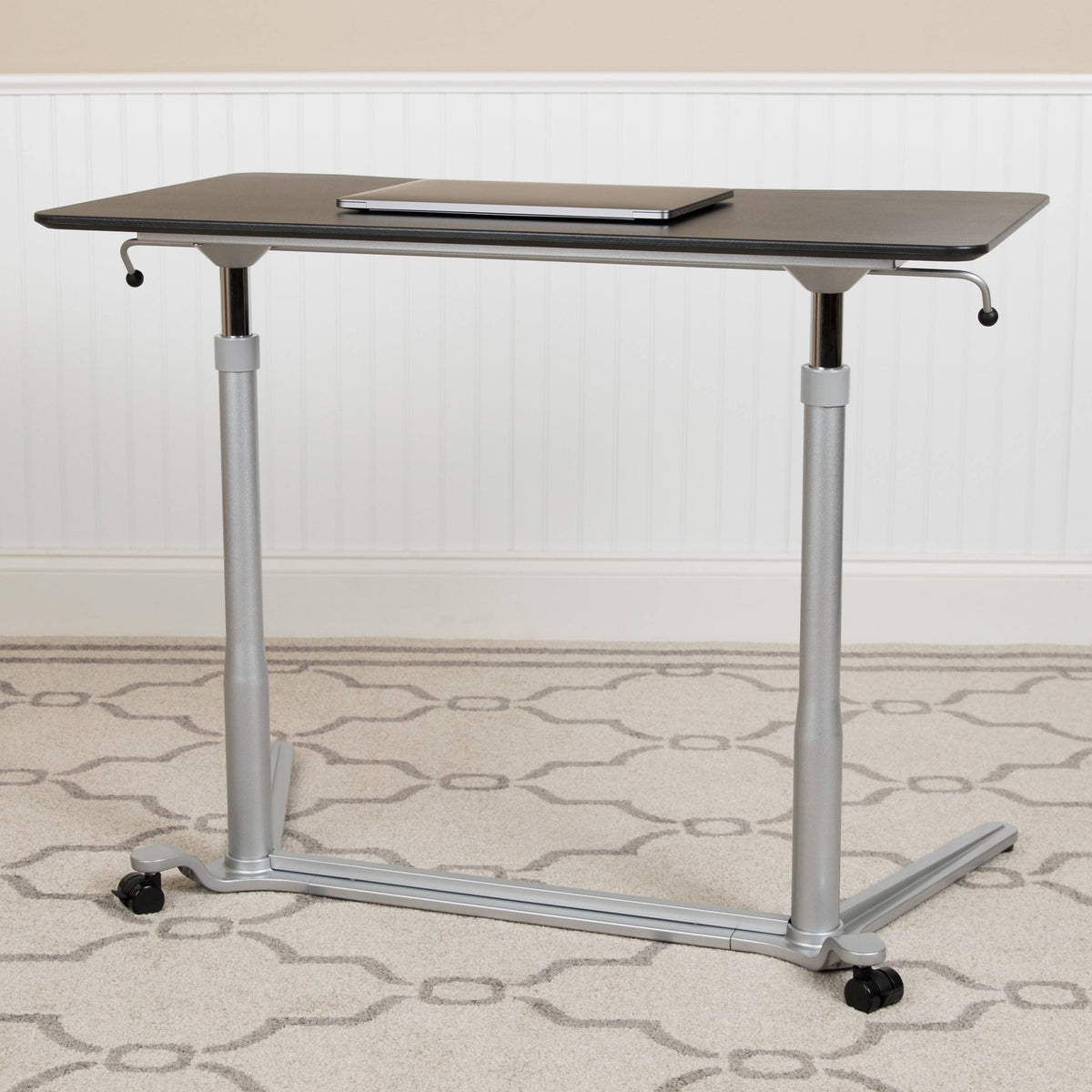Black Sit-Stand Computer Desk G718