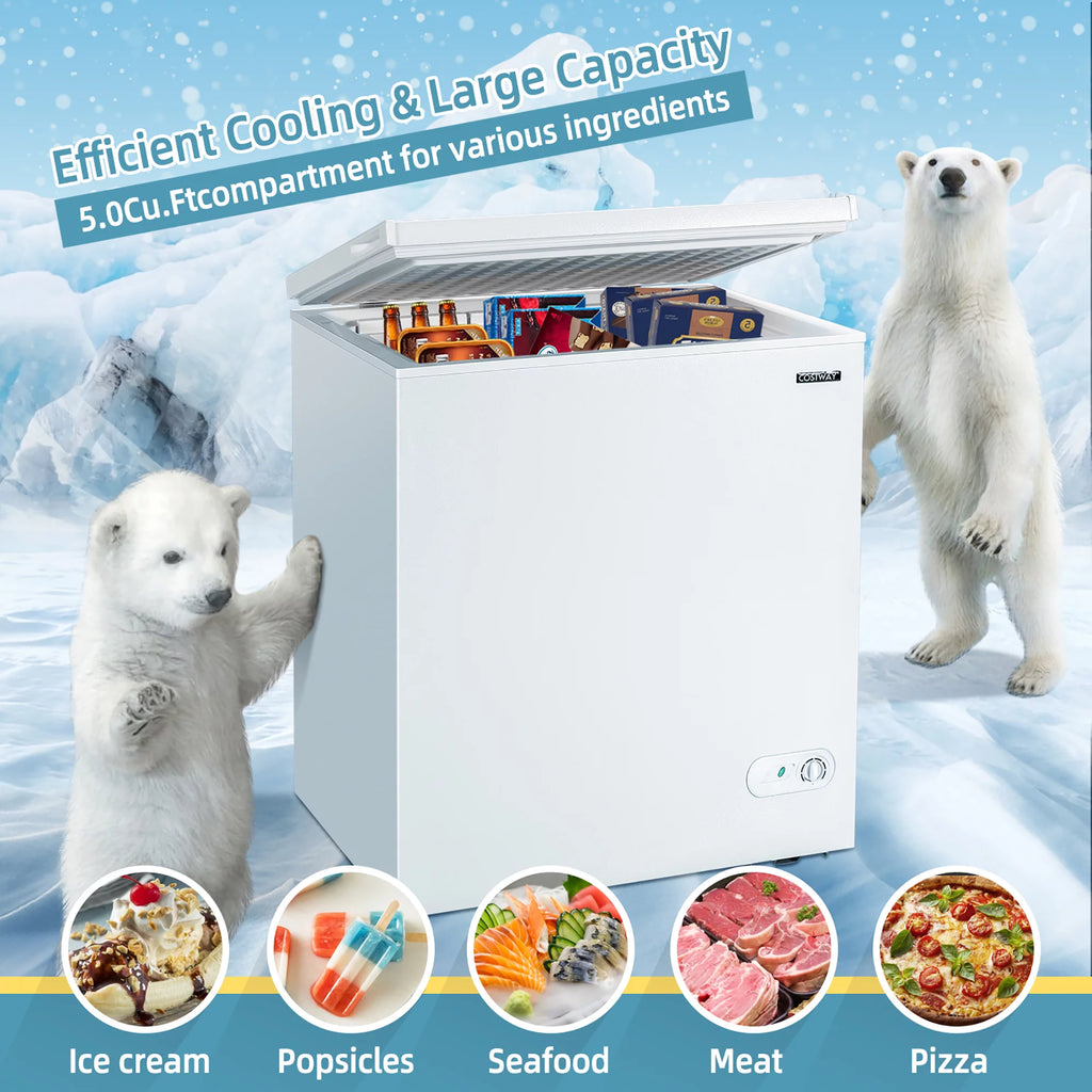 5.2 Cu.ft Chest Freezer with 3 Baskets M436
