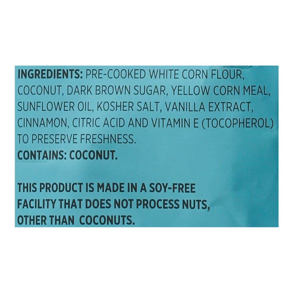 Extra Thin Toasted Corn Crisps Vegan Gluten Free 3 Pack Coconut F316