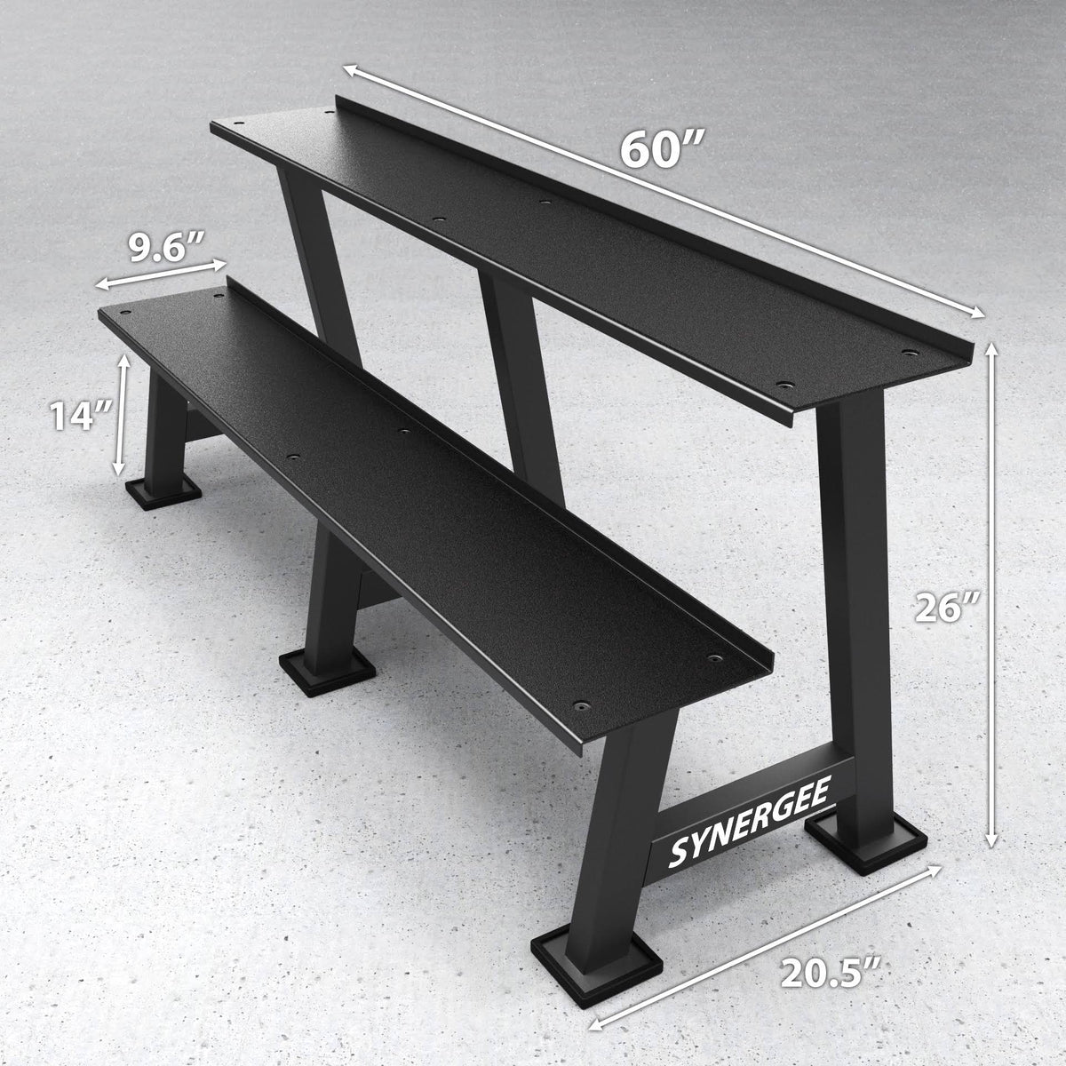 Black Kettlebell Rack Y869526