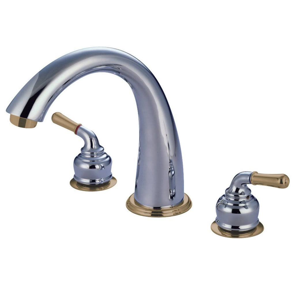 Satin Nickel Two Handle Roman Tub Filler R18698