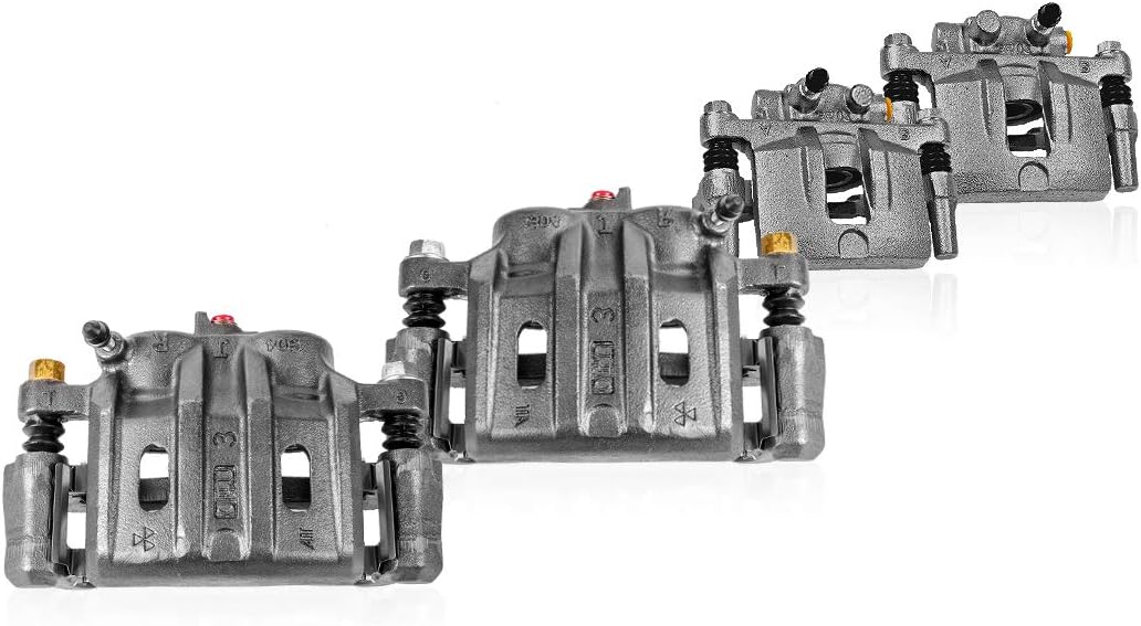 Front + Rear 4 Semi-Loaded Caliper Assembly Set Kit C4826