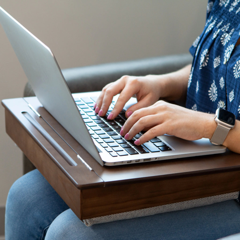 Wood Lap Desk with Storage E82691