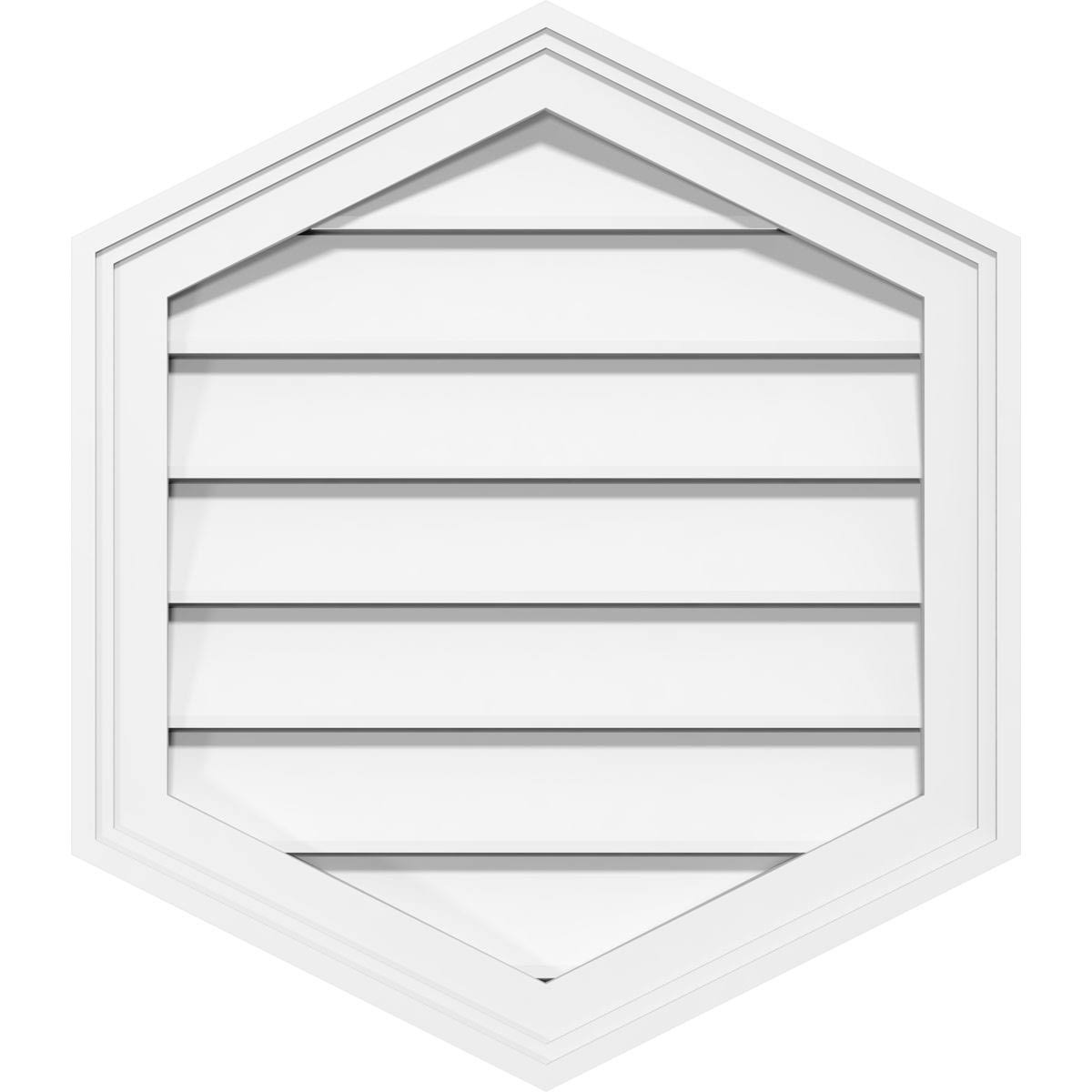 PVC Gable Vent 4/12 Pitch J808021