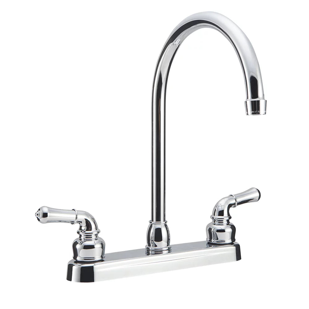 Chrome Polished J-Spout RV Kitchen Faucet J944741