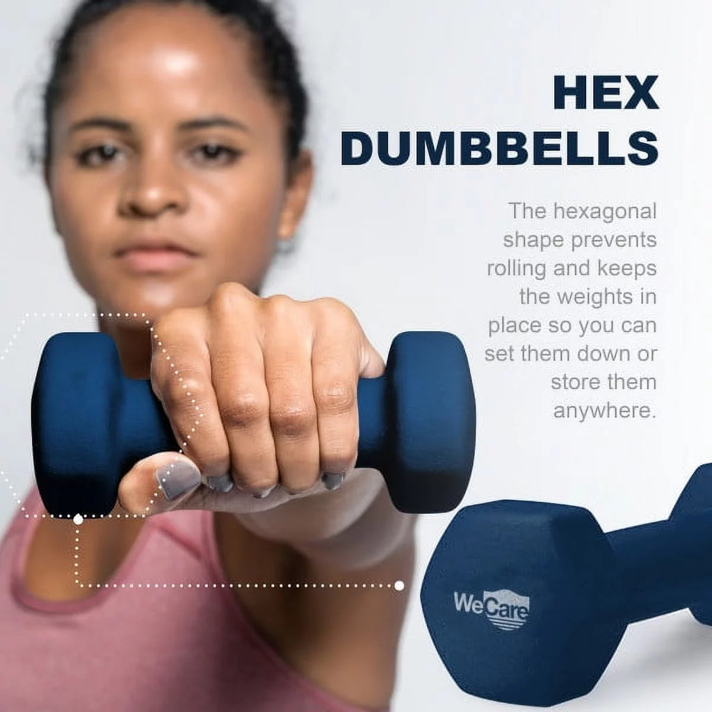 15lb Neoprene Dumbbell Pair Black U8407