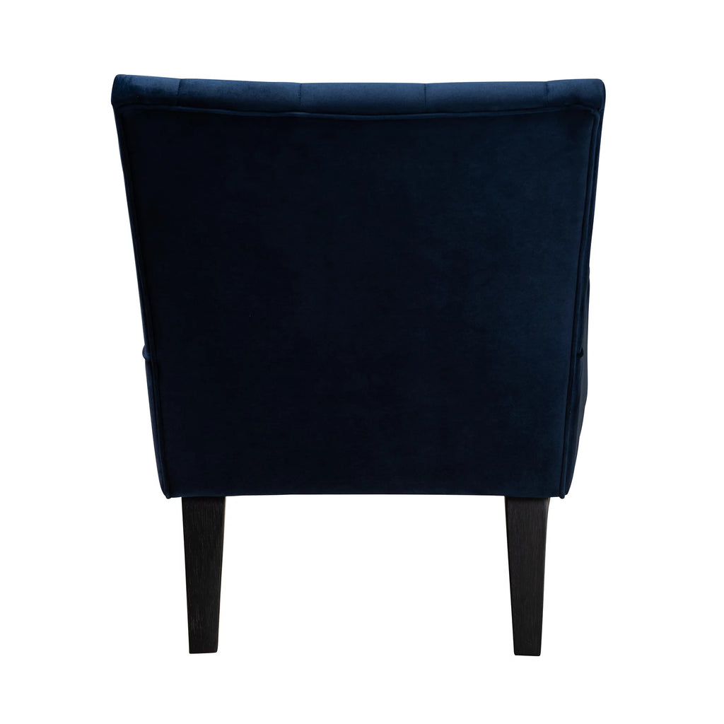 Navy Blue Slipper Chair I19874