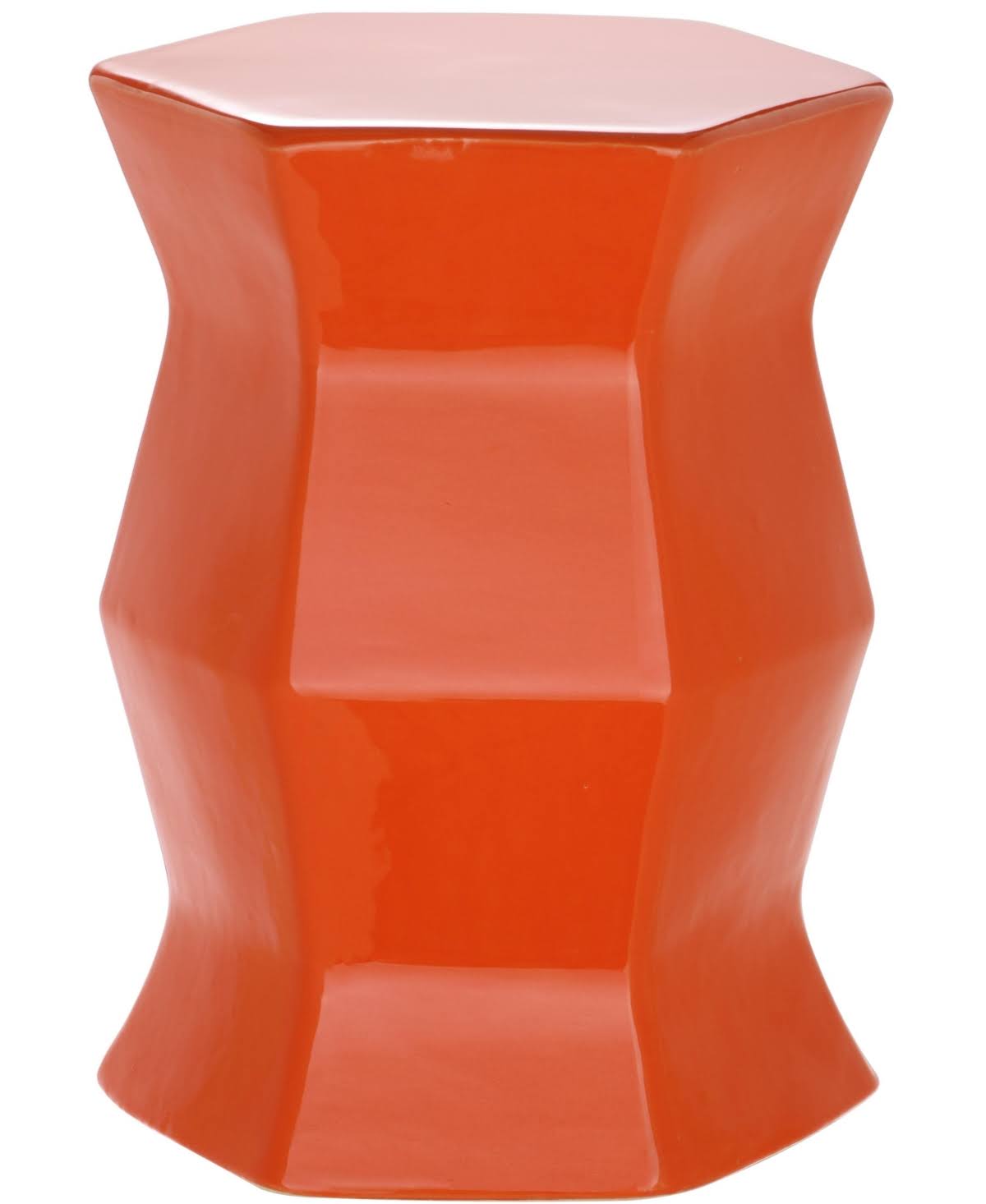 Gold Hexagon Garden Stool T702