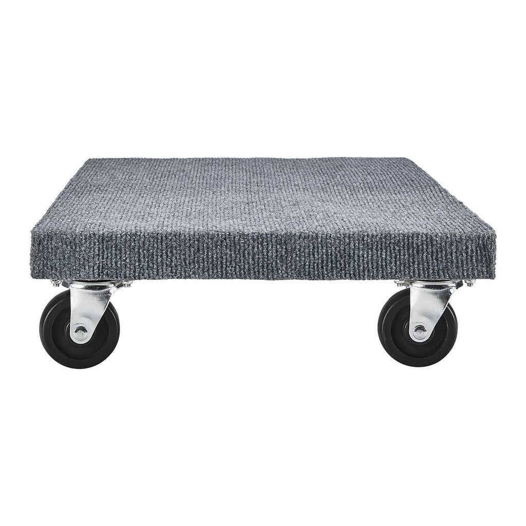 24 in. x 16 in. 1000 lb. Capacity Solid Deck Hardwood Dolly with Carpet Q67964
