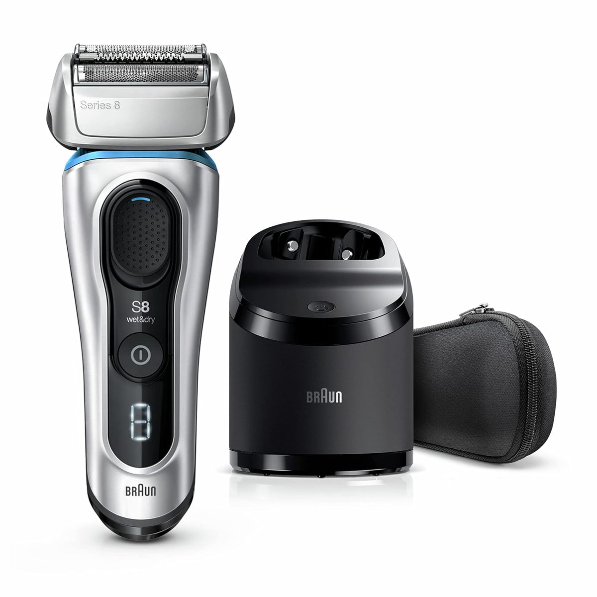 Silver Foil Shaver with Travel Case N27890