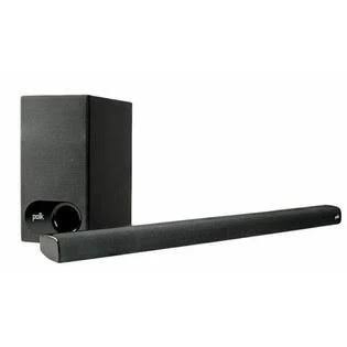 Black Soundbar Wireless Subwoofer System M2842