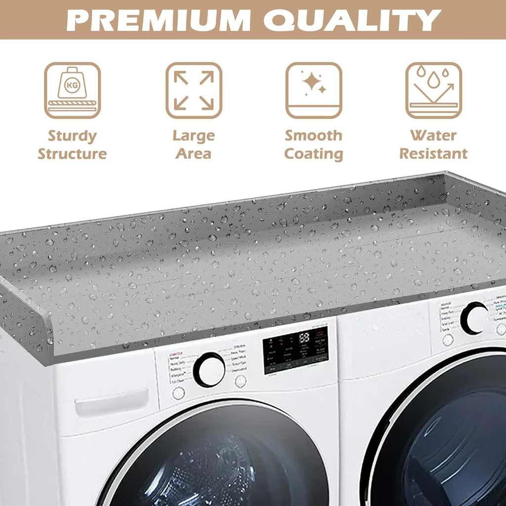 Gray Laundry Countertop Wood E983