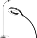 Black Dimmable LED Floor Lamp with Adjustable Gooseneck A606285