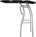 White Powder Coat - Black Canopy Collapsible Center Console Fishing Boat Canopy X869045