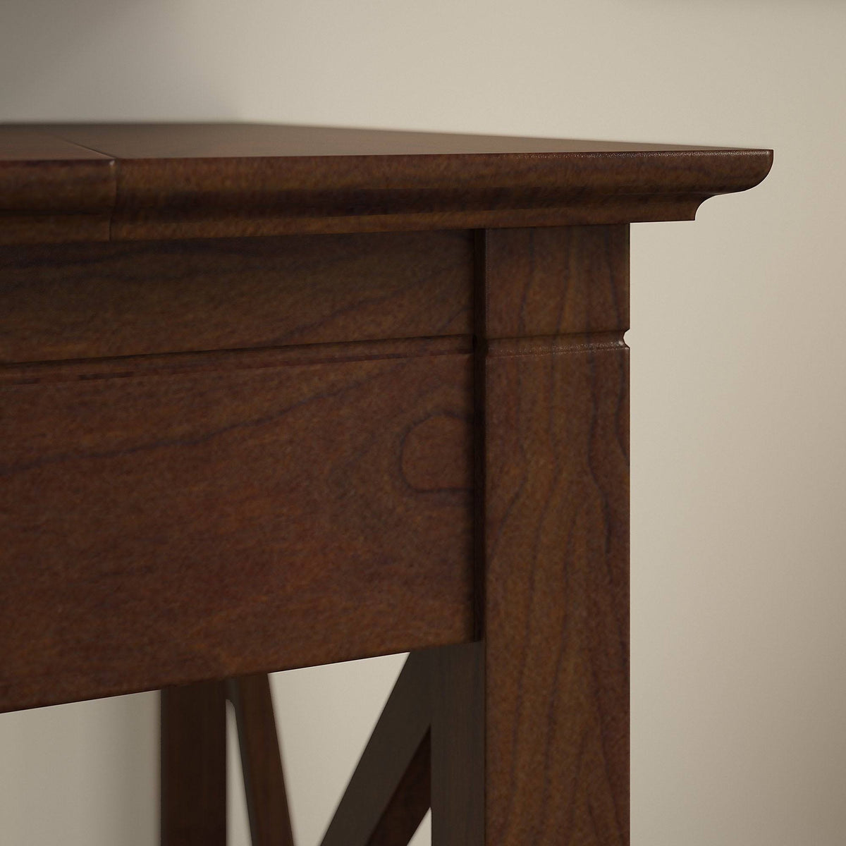 48-Inch Writing Desk with Lateral File Cabinet Y72596