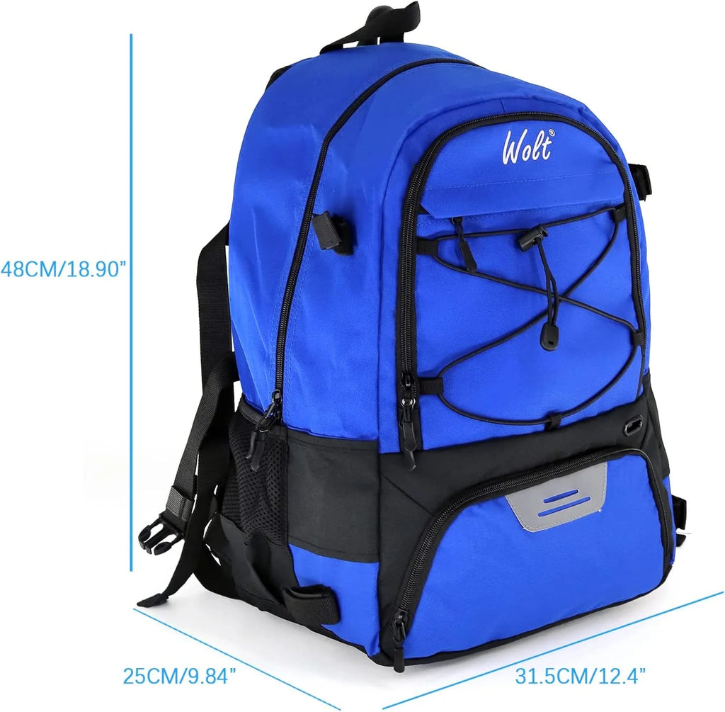 Extra Large Lacrosse Backpack Bag with Two Stick Holders E481718