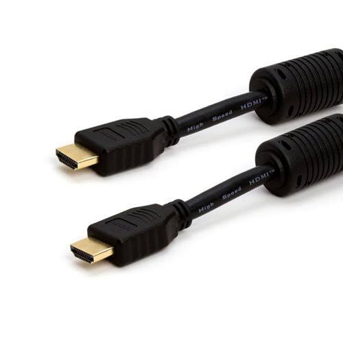 Black 15ft HDMI Cable with Ferrite Cores S398