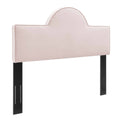 Pink Performance Velvet Twin Headboard B16498