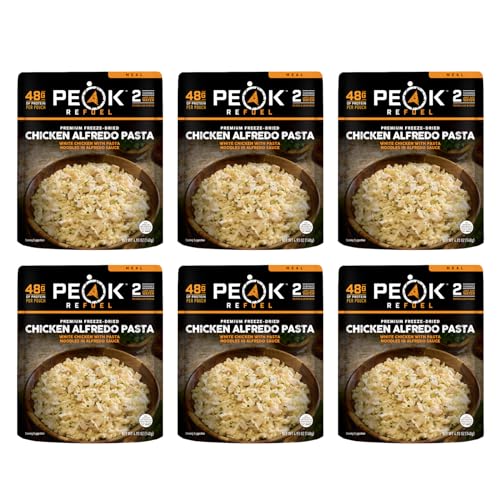 Chicken Alfredo Pasta Freeze Dried Camping Food 2-Pack Y6254