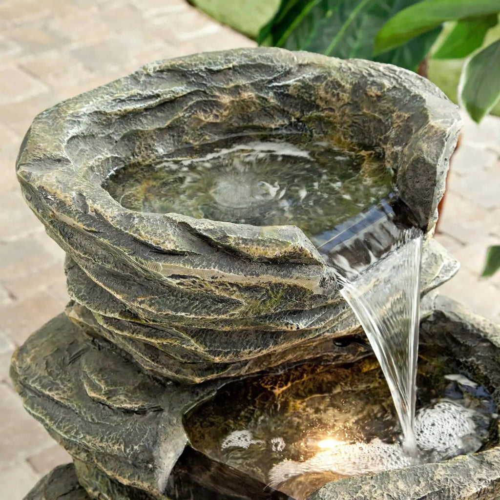 Five-Level Rock Waterfall Fountain Z39124