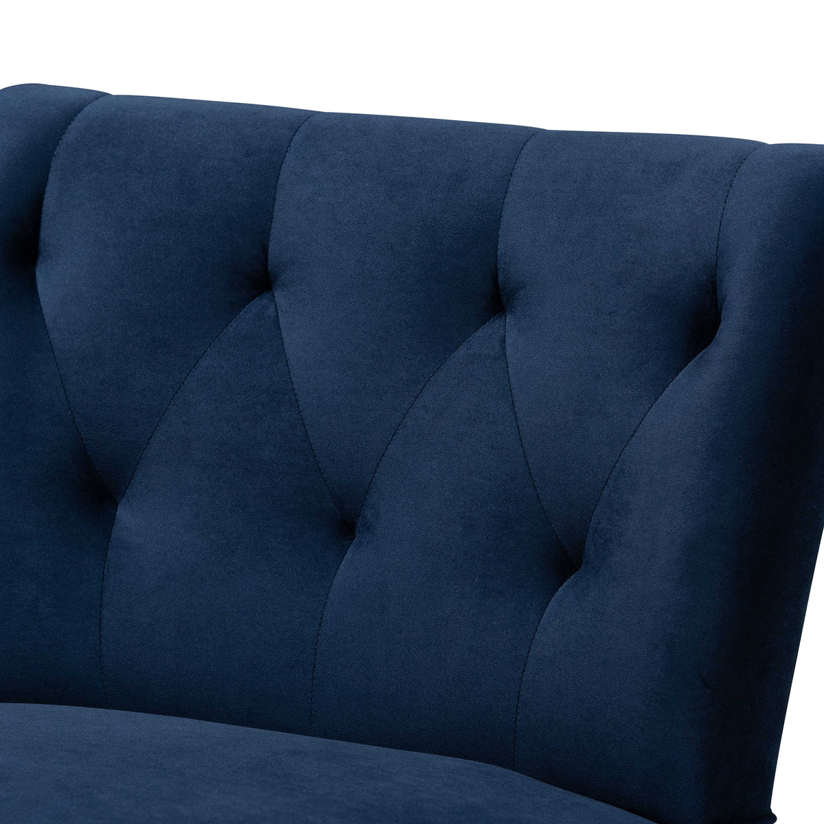 Navy Blue Slipper Chair I19874