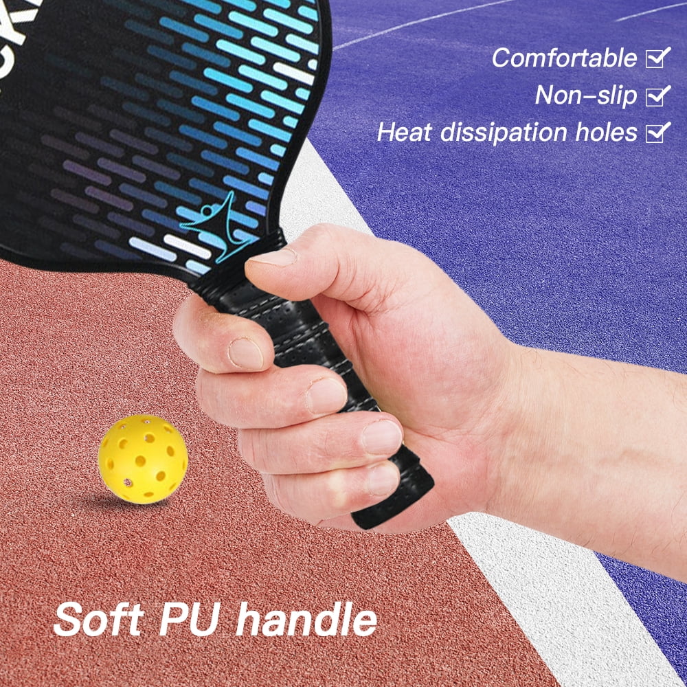 Carbon Fiber Pickleball Paddle Set with 2 Balls R935013