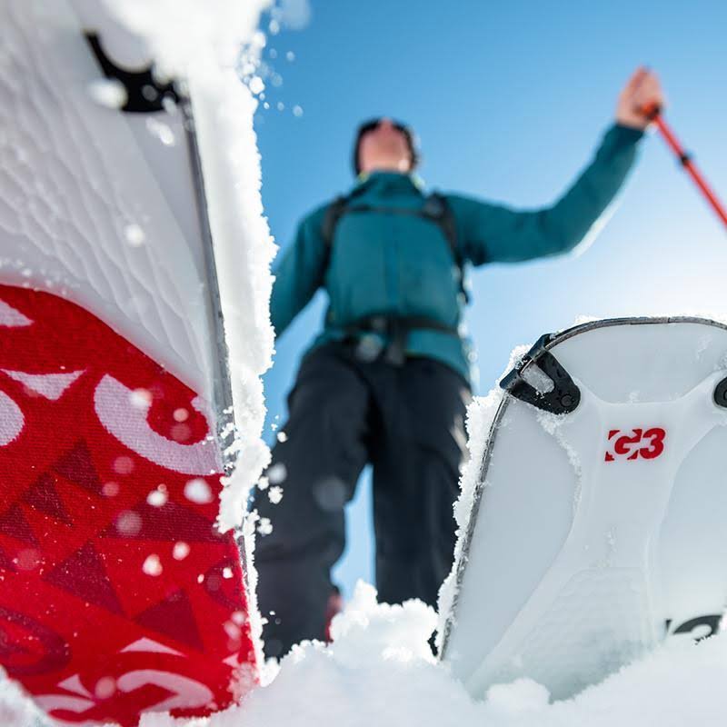 115 mm Red Climbing Skins W2506