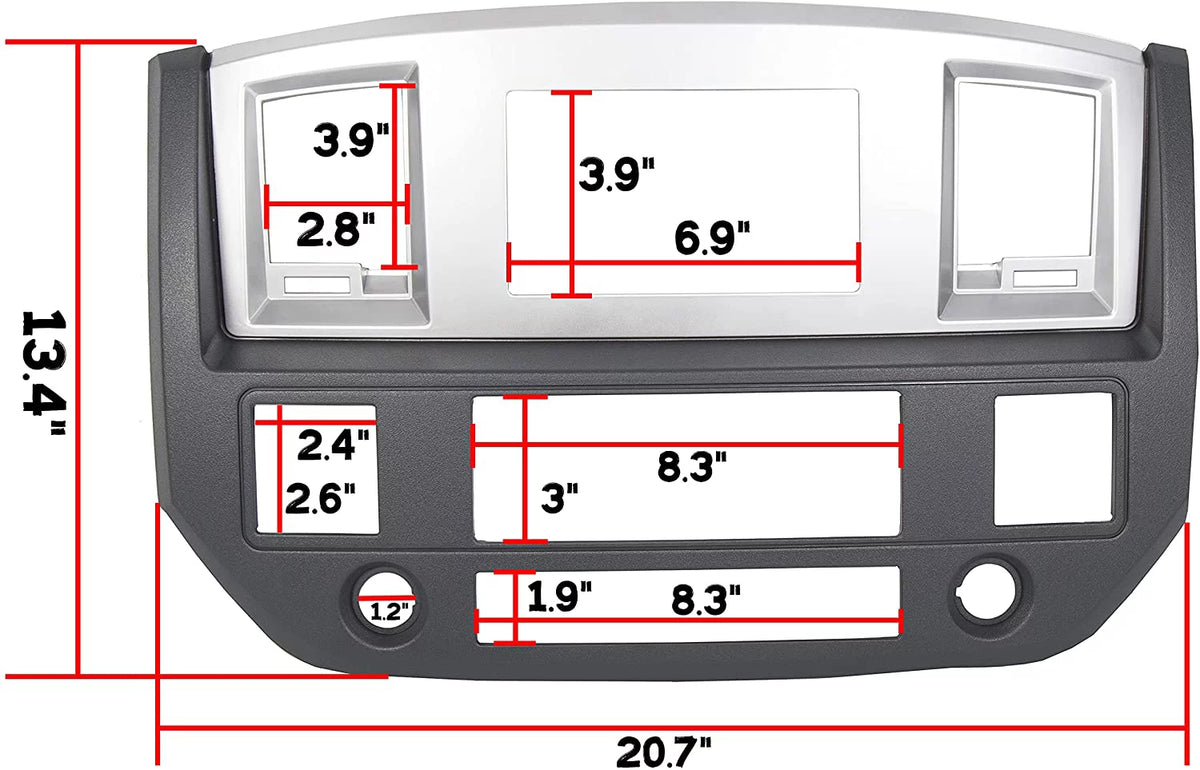 Double Din Dash Install Bezel Kit A568
