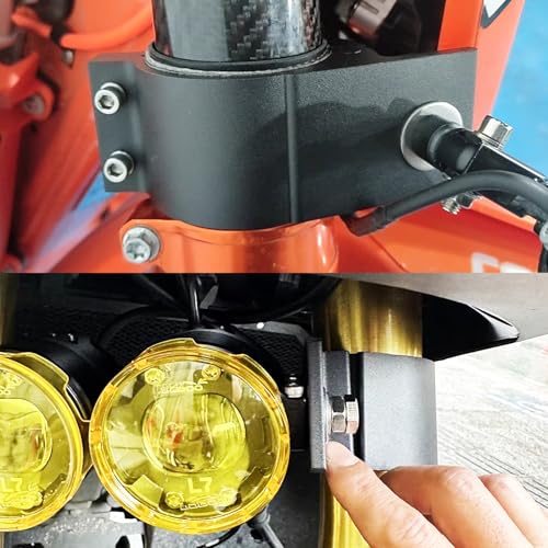 Round Tube Clamp Mounting Kit Aluminum Alloy Bracket for Off-Road Lights (1.57~1.77" Clamp) F57944