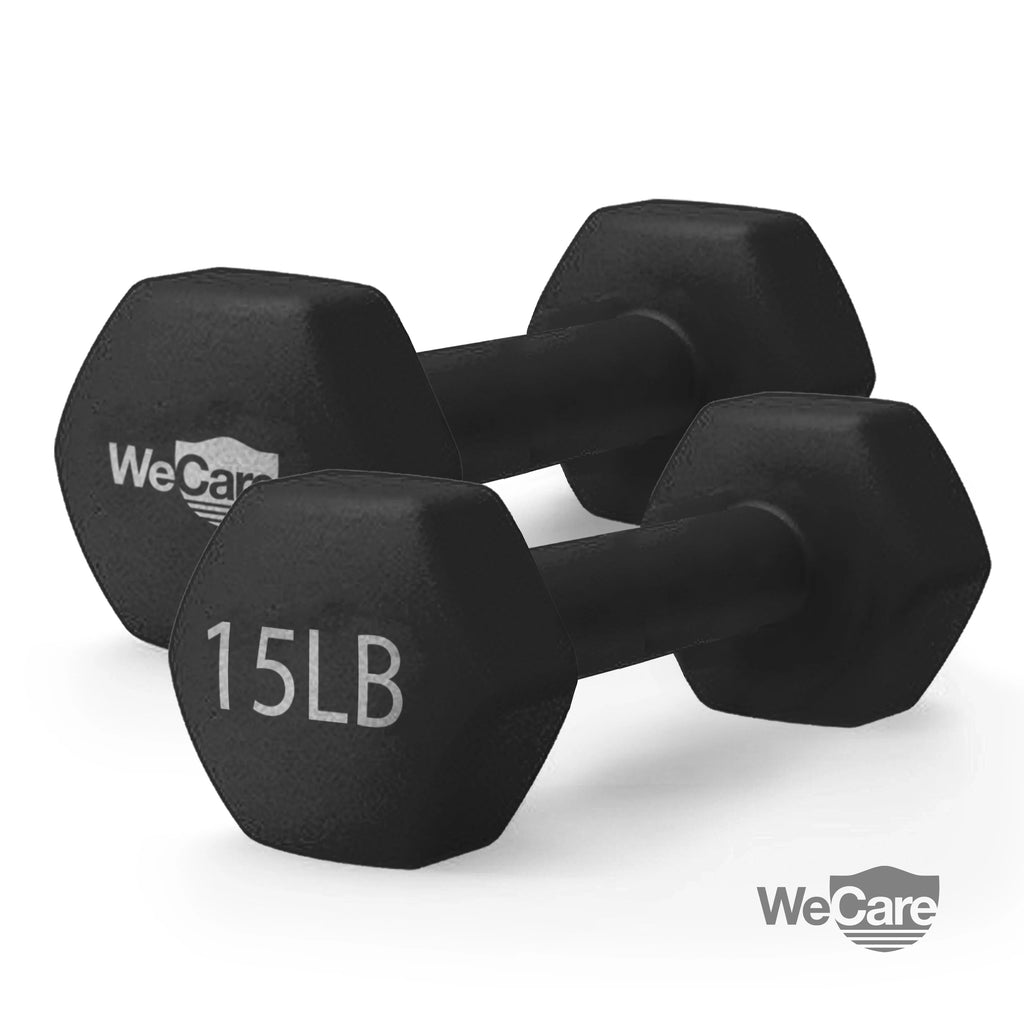 15lb Neoprene Dumbbell Pair Black U8407