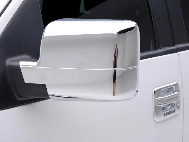 Chrome ABS Plastic Mirror Cover 2Pc D227