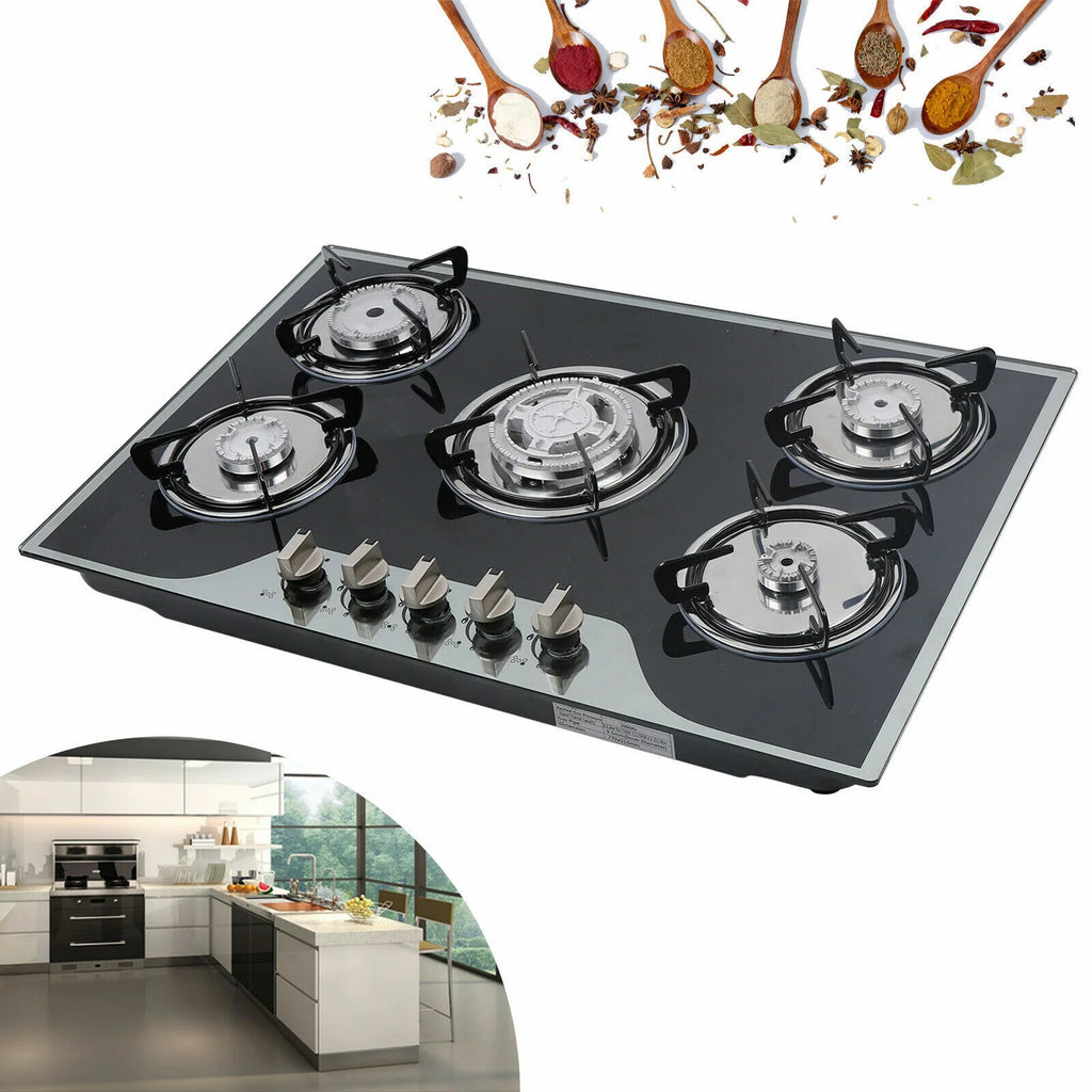 30" Stainless Steel 5 Burner Gas Cooktop R810