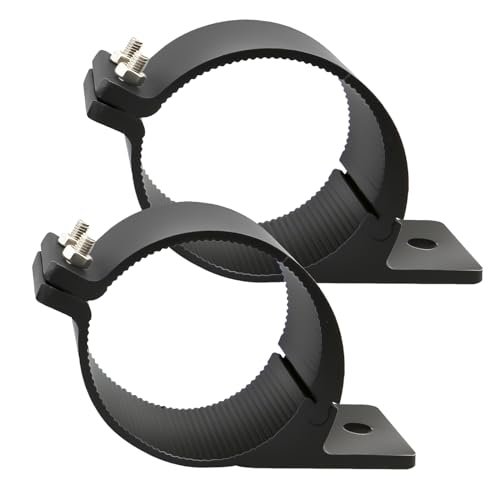 Round Tube Clamp Mounting Kit Aluminum Alloy Bracket for Off-Road Lights (1.57~1.77" Clamp) F57944