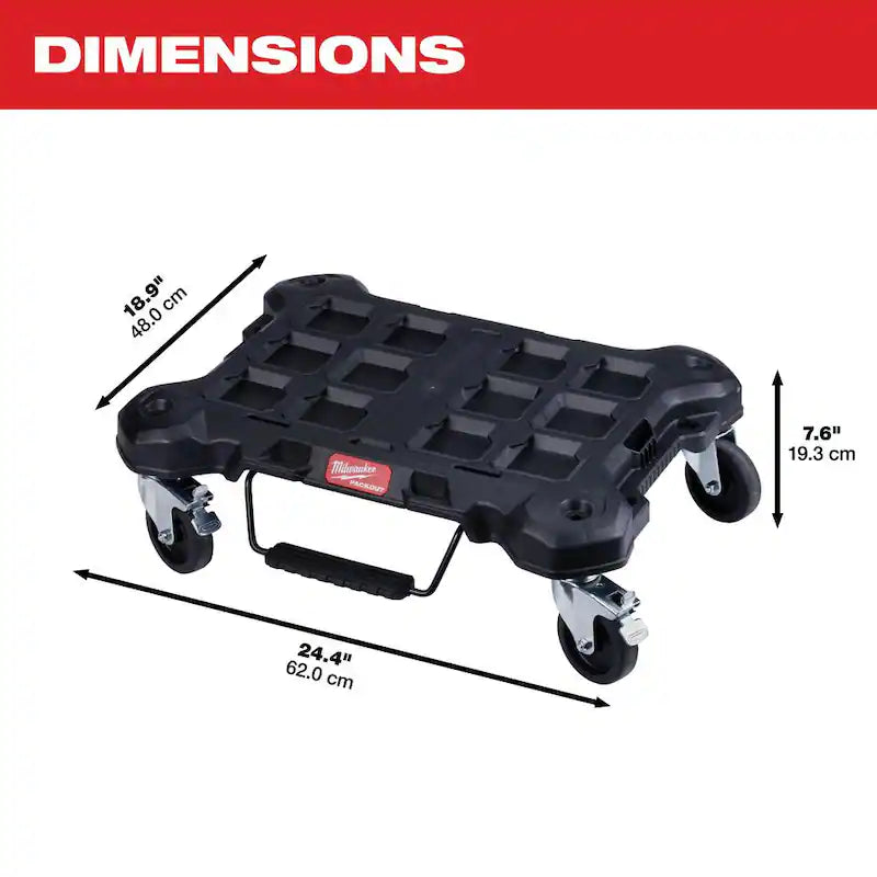 22 in. 2-Drawer Dolly D4157