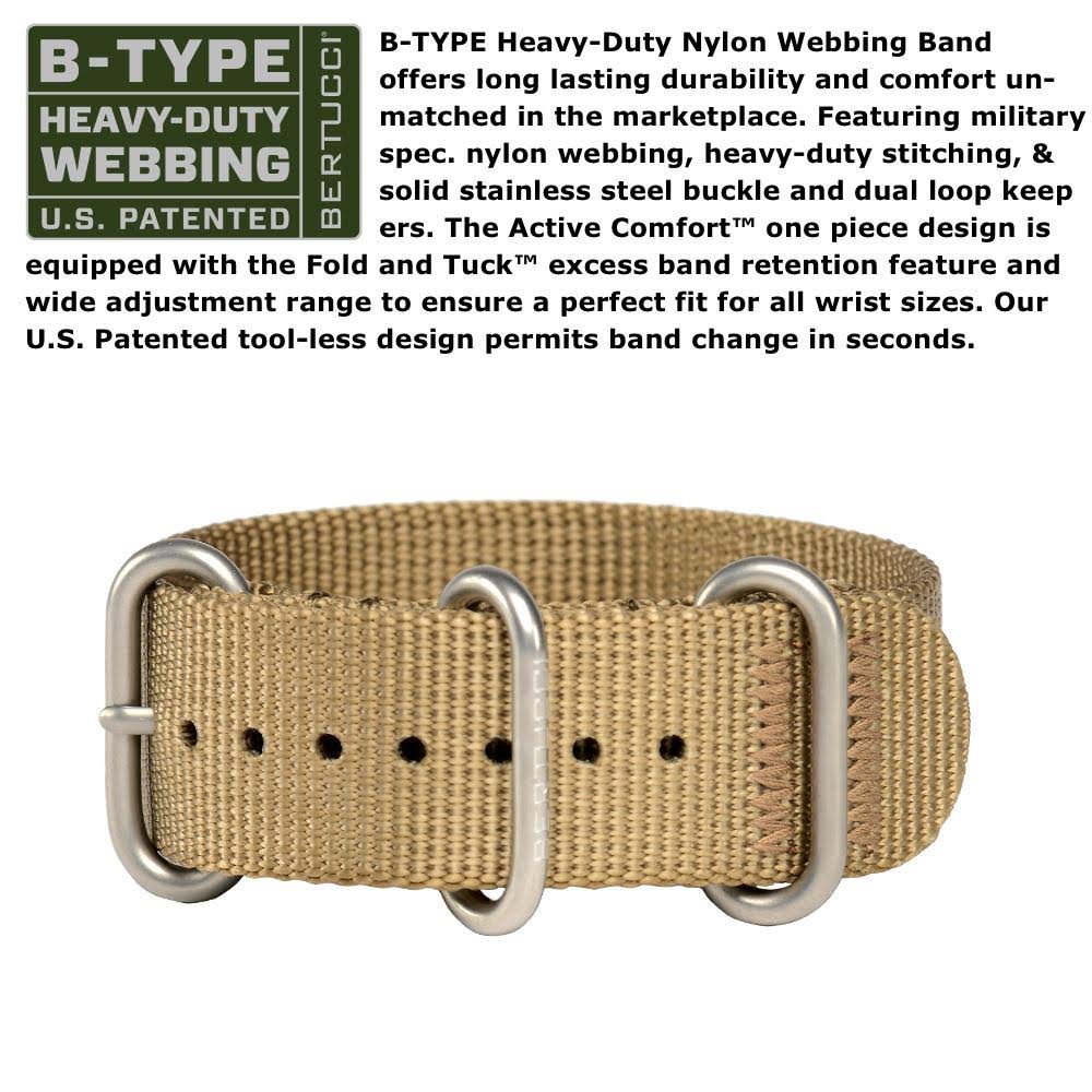 Black Coyote Nylon Watch O1450