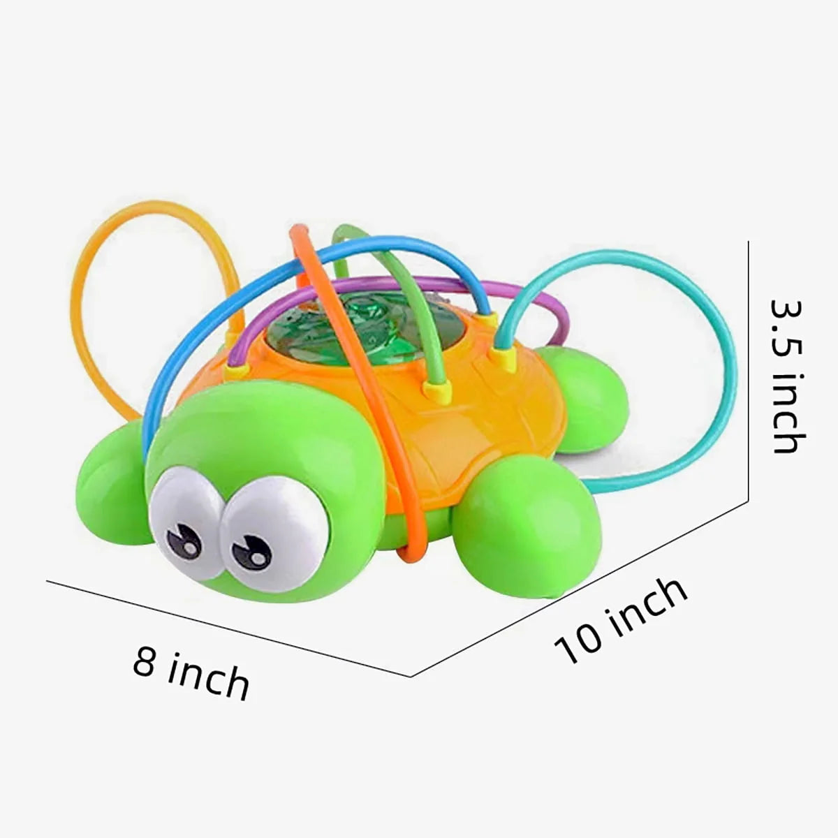 Sprinkler Toy for Kids Water Splash Play Spinning Spray Turtle Outdoor Toy P585030