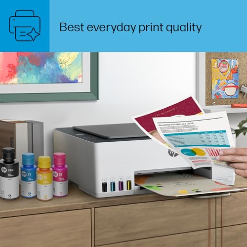 Wireless All-in-One Ink-Tank Printer, White W4272