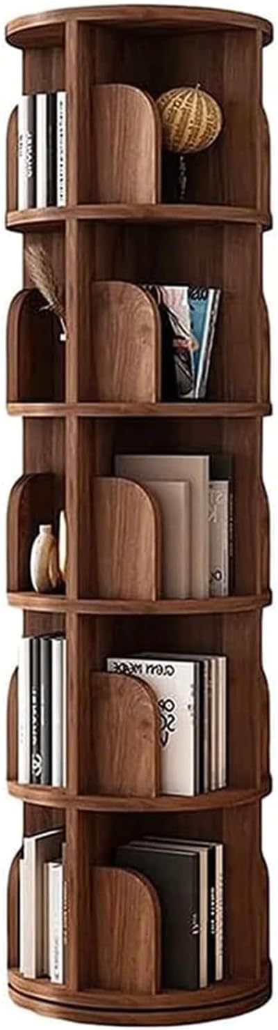5 Tier Solid Wood Standing Bookcase V129