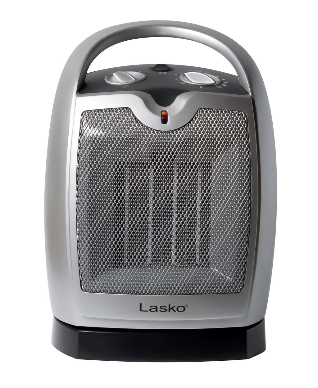 12" 1500W Oscillating Ceramic Tabletop Space Heater, Gray Q297