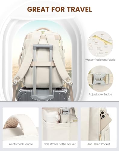 40L Waterproof Travel Backpack with 3 Packing Cubes Z256