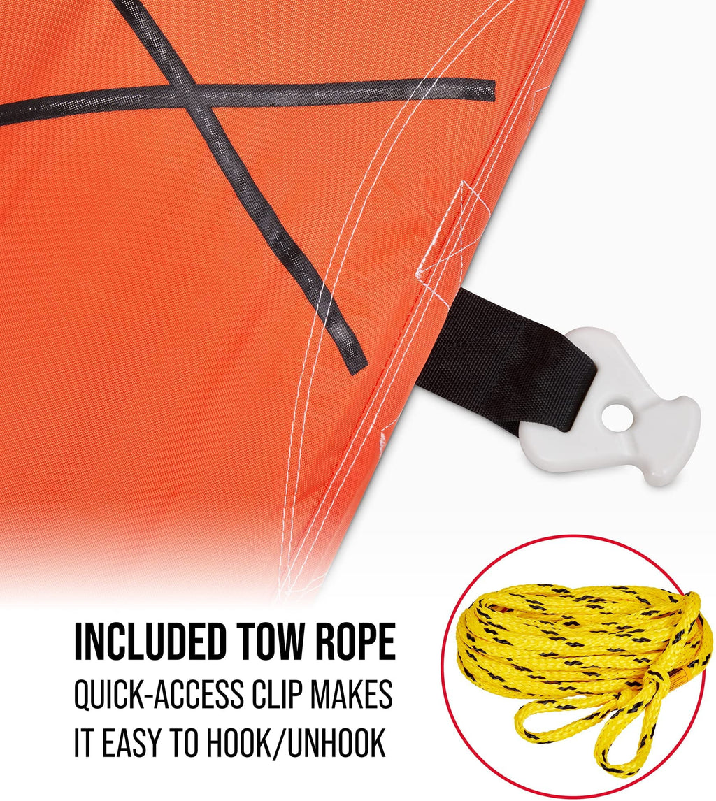 Red Towable Water Tube with Cushion Seats Z213