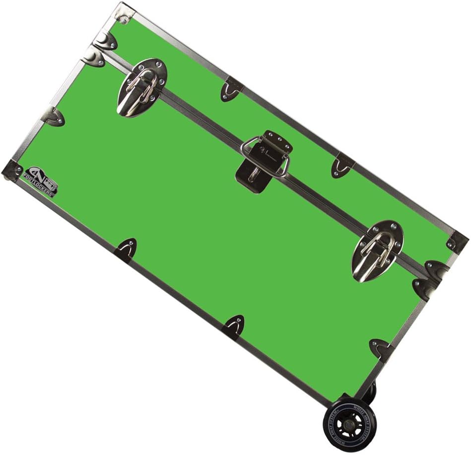 Hot Pink 32 x 18 x 16.5 Inches Lockable Trunk with Wheels U770207