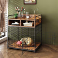 Wood Dog Crate Furniture with Drawers D996736