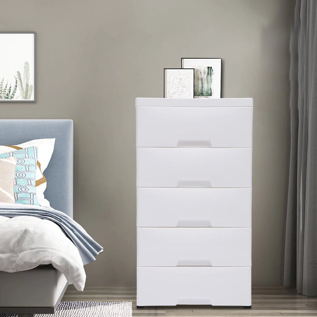 Plastic Drawers Dresser Storage Cabinet with Wheels H6853