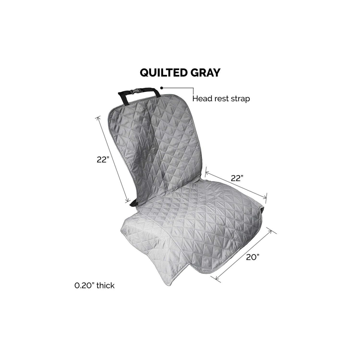 Pet Car Barrier & Seat Protector with Carry Bag H5280