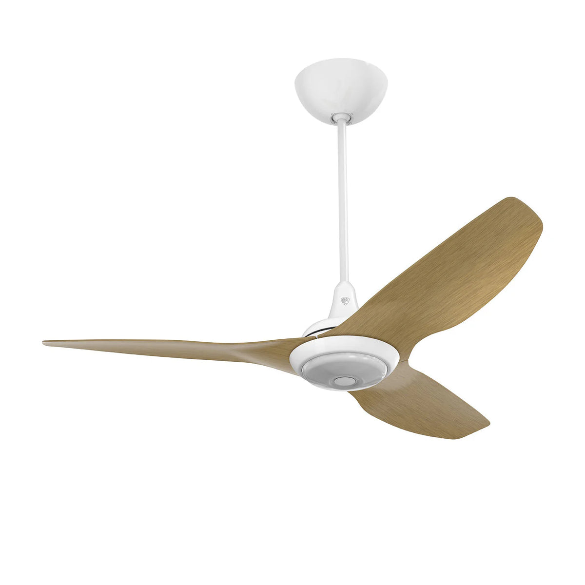 52 Ceiling Fan with Caramel Aluminum Blades and White Finish Q920