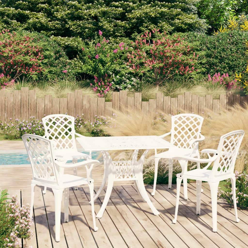 5 Piece Cast Aluminum Bistro Set Q466