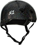 Black Gloss Glitter Helmet U8460