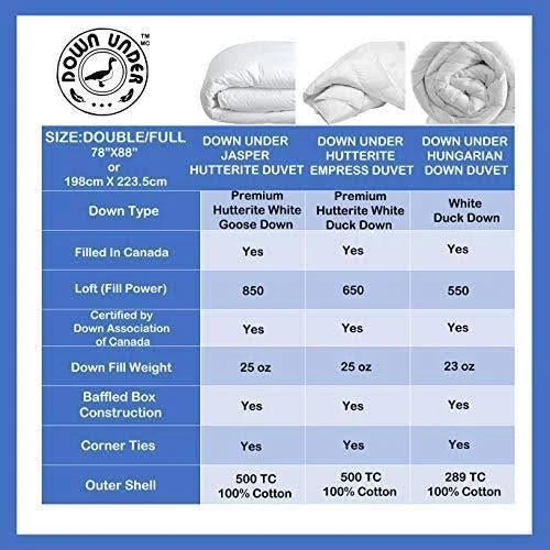 White Down Duvet Insert F352828