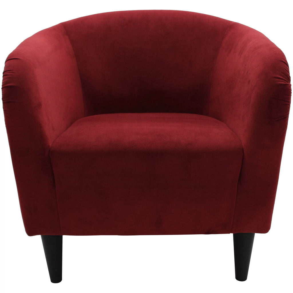Dove Gray Microfiber Accent Chair U5106